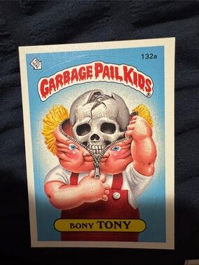 Bony Tony Collectible Trading Card - Blue